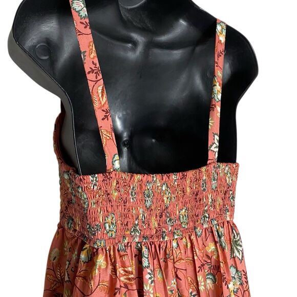 NWT Band of the Free Maxi Dress Womens S Floral Tiered Cottage Boho Flowy Smock - Picture 10 of 16